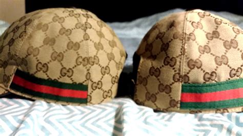 fake vs real gucci hat